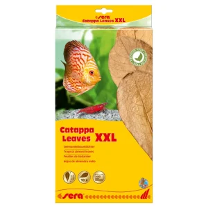 Sera Catappa Leaves XXL, ca. 32 cm, 10 Stück Markenprodukt